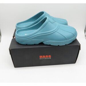 Bass Outdoor Men's Blue Slip-On Clogs Treaded Soles 9 NWB